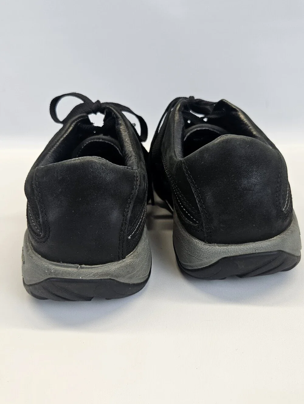 Keen Toyah Shoes Womens 9.5 Black Leather Hiking Oxford Sneaker Outdoor